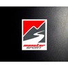 MONSTER SPORT MONSTER Square Sticker 3.5 x 4.3 inches (90