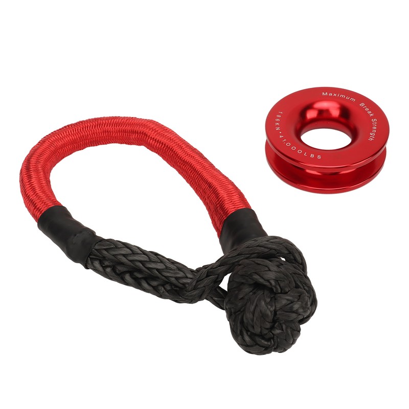 Rope Retention Pulley Rope Shackle Kit High Toughness for Off
