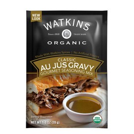 Watkins Organic Gourmet Seasoning Mix, Au Jus Gravy, 1.0 Oz. Pouch, 1 Count