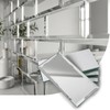 SODI MOSAIC 40-Pack Real Glass Mirror Subway Tiles, 3"x6" Beveled
