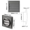Ø 125mm / 5 inch Gravity Grille - Ducting Air