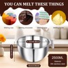 wutfuooo 304 Stainless Steel Double Boiler Set - 2.6QT Melting