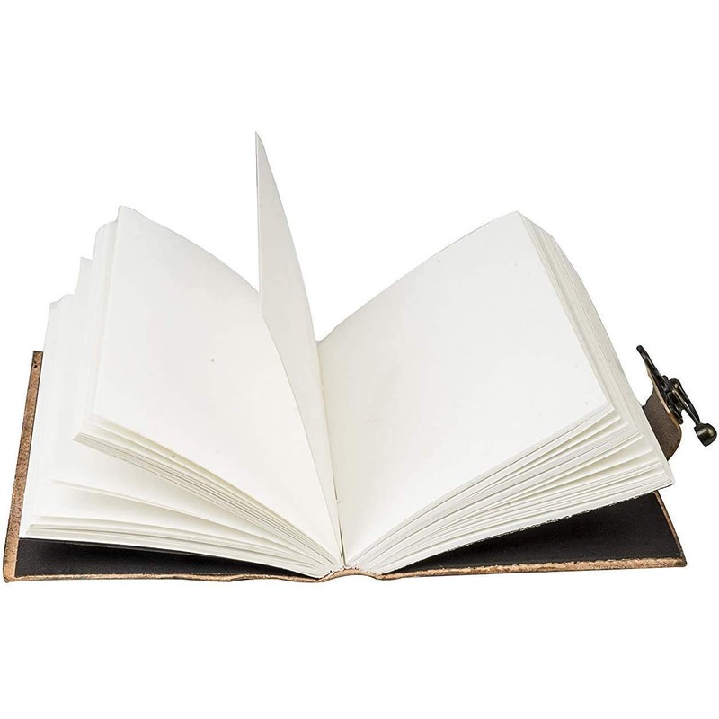 OVERDOSE Gautam Buddha Journal Notebook Handmade Leather Travel Diary Writing