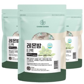 3 packs of 50 lemon balm tea bags / 레몬밤차 티백 50개입 3팩