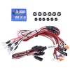 12 LED Lighting System Kit Simulation Flashing Lights Lamps RC