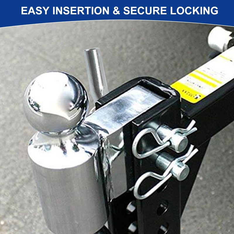 HAOIOKSC Premium Hitch Pin & Clip with Grooved Head, Extremely