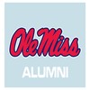 Craftique Mississippi Decal (OLE MISS ALUMNI DECAL (5"), 5 in)