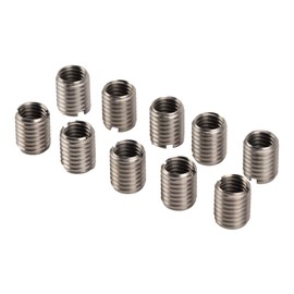 Lwuey Thread Insert M12 to M10, Thread Nuts M12 x 1.75 Male M10 x 1.5 Female Reducing Nuts Stainless Steel Self-Tapping Insert Thread for Car Steam Turbines Mechanical Devices Pack of 10