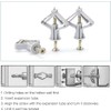 ANBOO Set of 100 expansion dowels, hollow wall dowels, suitable