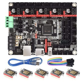 BIGTREETECH SKR 2 Control Board with 5 TMC2208 UART for 3D Printer Upgrade Based on SKR V1.4 Turbo Mianboard Compatible with Marlin RepRapFirmware Support TFT35 Display 12864 Screen (STM32F429VGT6)