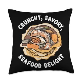 Haemul Pajeon Asian Food Foodie Korean Savory Pancake Throw Pillow