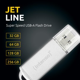 Intenso Jet Line USB 3.2 Gen 1x1 Super Speed USB-A Stick 128GB