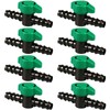 JOYPRO 1/2 Inch Drip Irrigation Barbed Valve, 8 Pack 1/2"