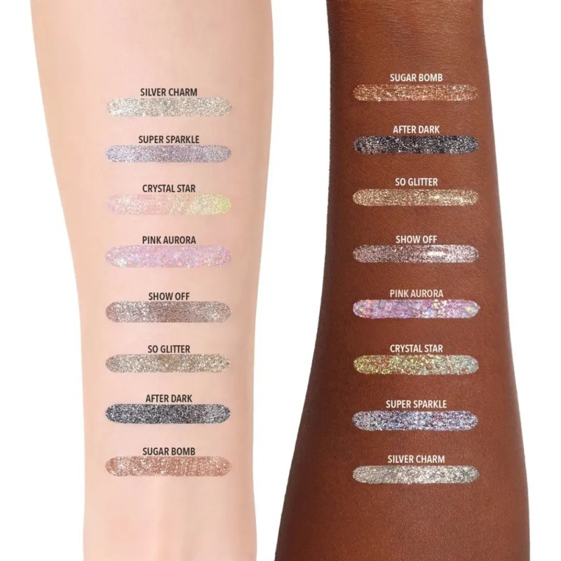 Delineador Líquido Moira Cosmetics Con Glitter Tono 006 Crystal Star