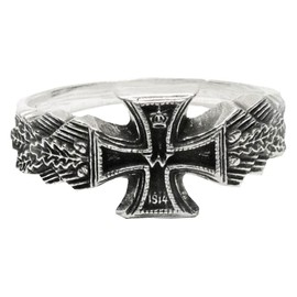 MK-Art Militaria Patriotic Ring, EK Ring 1914 Imperial Period, Non-precious metal