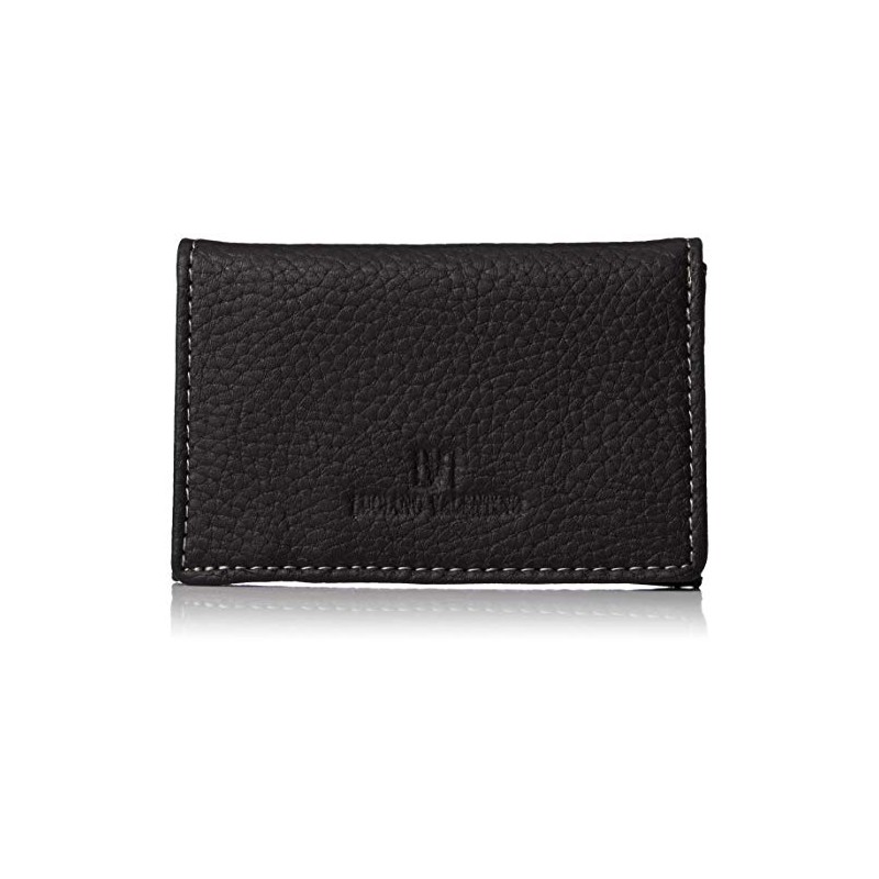 Luciano Valentino LUV-3006/BK Matte Novo Business Card Holder, Black