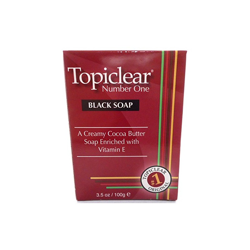 Topiclear Number One - Jabón negro (3,5 oz)