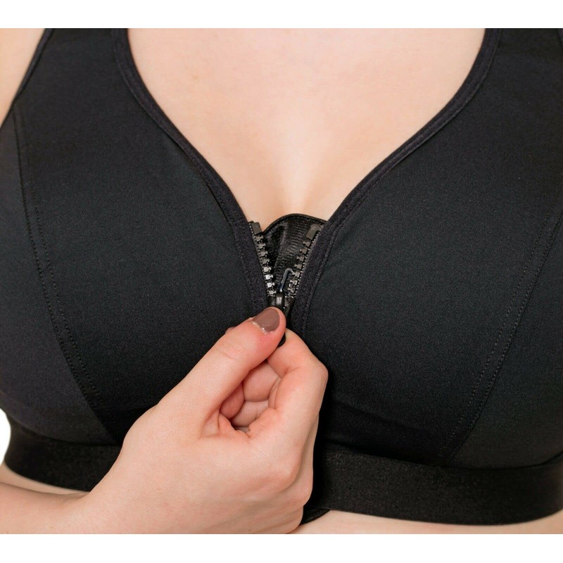 Gemm Womens Plus Size Medium Sports Bra High Impact Non