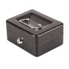 Metal Cash Box 6 Compartments High Safety Money Box with