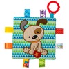 Taggies Crinkle Me Baby Toy, Brother Puppy , 6.5x6.5 Inch
