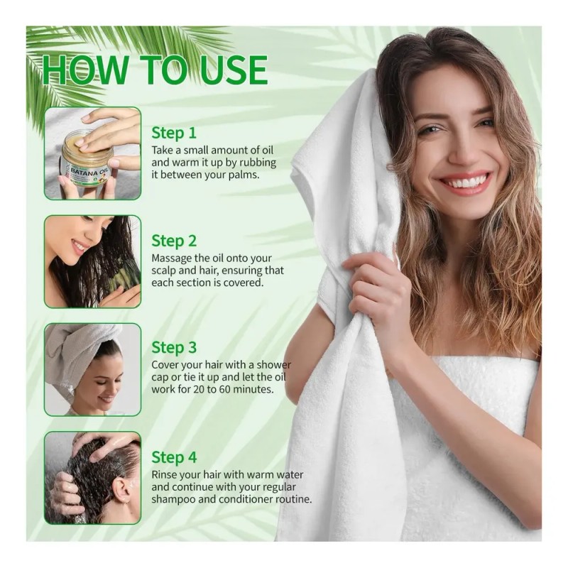 Aceite De Batana Crudo Para Crecimiento Del Cabello Natural