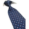 Towergem Men's Necktie Woven Jacquard XL Necktie, 63.0 inches (160