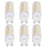 6pcs 90LED G9 Light Bulb 9W 220V Dimmable Soft Warm