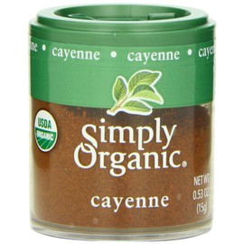 Simply Organic Cayenne Ground, Mini Spice, 0.53 Ounce (Pack of 6)