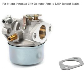 Ewillownm Compatible with Carburetor Kit Fit For Coleman Powermate 3750 Generator Formula 5.5HP Tecumseh Engine