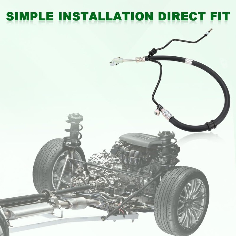 QCESEV Power Steering Pressure Hose Assembly Compatible with Honda Pilot