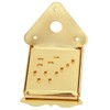 Mandolin Metal Bridge Mandolin Tailpiece Replacement for 8/10/12 Loop-End String