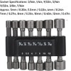 Zohino 14 Pcs 1/4 inch Hex Power Nuts Driver Drill