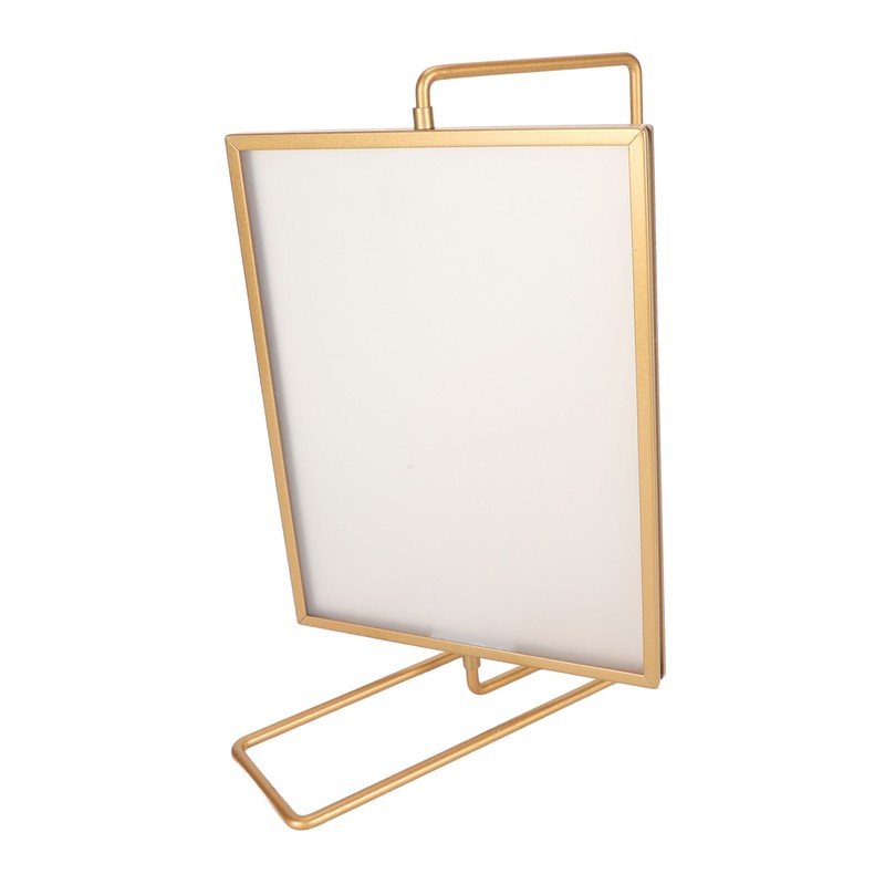 Y5578 Gold Metal Rotating Photo Frame Double Sided Rotating Floating
