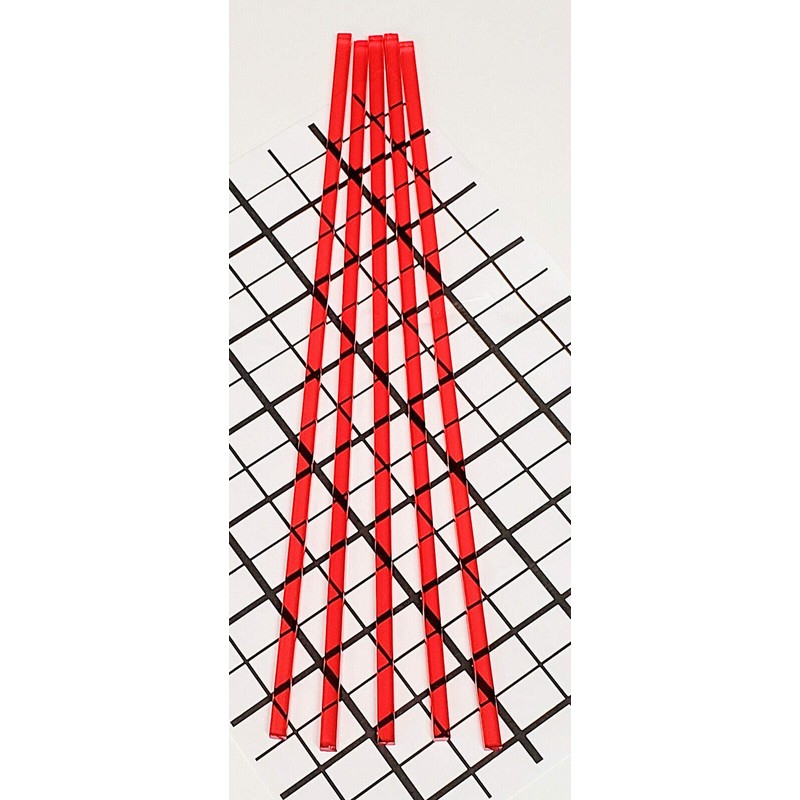 5 Pcs 1/4” x 1/4" x 24” Inch Long Square