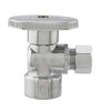 Plumb Pak PP20051LF Valve Angle 1/2fipx3/8od, 1/2" X 3/8", Chrome