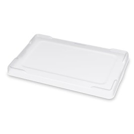 Akro-Mils 33061 Clear Snap On Plastic Lid for Akro-Mils 33162, 33164, 33165, 33166, 33168 Akro-Grid Storage Tote, (4-Pack)