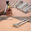 20Pcs Leather Stamping Tools Different Patterns High Hardness Anti Rust