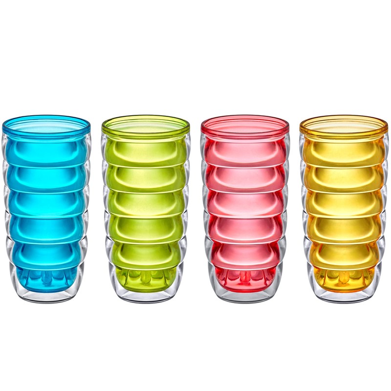 Amazing Abby - Arctic - 24-Ounce Insulated Plastic Tumblers (Set