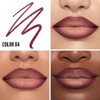 6 Colors Matte Lip Liner Pencils with Sharpener, Waterproof Long