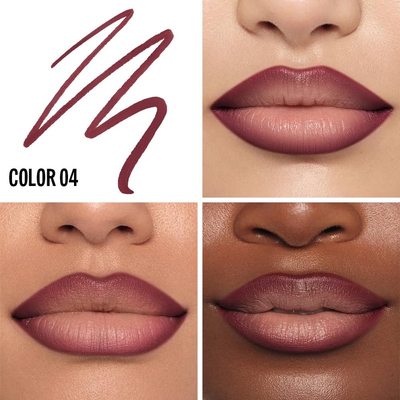 6 Colors Matte Lip Liner Pencils with Sharpener, Waterproof Long