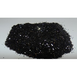 Vintage Paint Black Gold 0.015 Square Metal Flake - Pound
