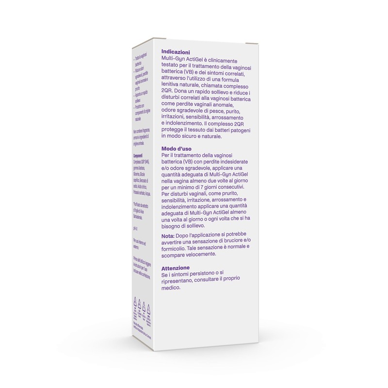 Multi-gyn ActiGel, Aiuta a ridurre i sintomi della vaginosi batterica