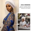 DRESHOW 1 Piece African Women's Turban Braid Headwear Headscarf Chemo