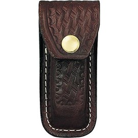 Sheath Swiss Army Belt Sheath, Large, Brown, Basketweave