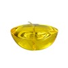 Zest Candle 6-Piece Folding Candles, 3-Inch, Clear Yellow Gel