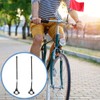 Happyyami 2pcs Bicycle Motorcycle Handlebar Flagpole Stand Racing Outdoor Flag