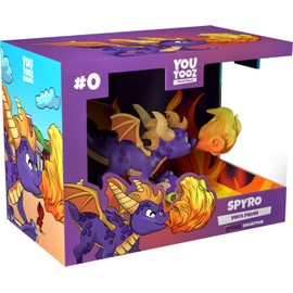 Youtooz Spyro and Sparx 3.5”Vinyl Figure – Collectible Spyro and Sparx Action Figures from Classic Video Game Series