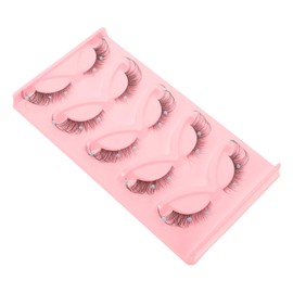 Beavorty 5 Pairs False Eyelashes Natural Look Magnetic Lash Extensions for Stage Makeup