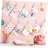 BIUDECO Creative Cactus Wooden Photo Clips 10/Pack Memo Photo Note