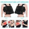 Arm Sling Right Arm Sling Left Arm Adjustable with Breathable